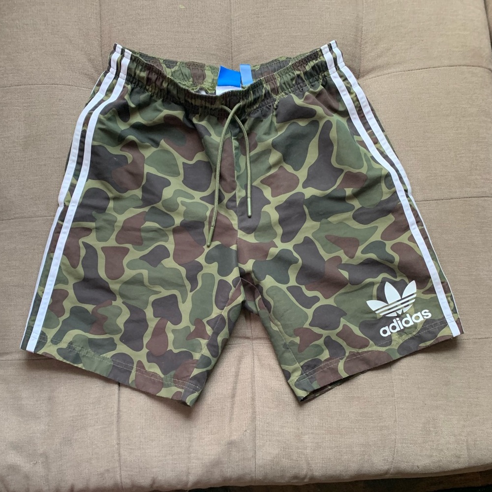 Mens Adidas Camo Shorts